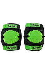 Kawasaki komplet ochraniaczy na łokcie i kolana czarno-zielone rozmiar S