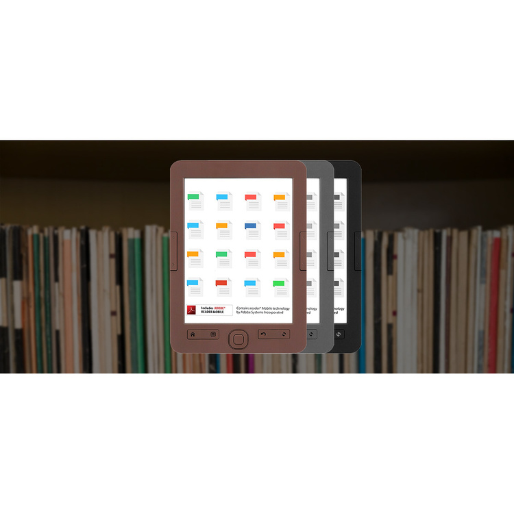 Czytnik do e-booków BEMI Cognita+ Brązowy 4GB 6 Cali 1800mAh E-INK Carta /OUTLET