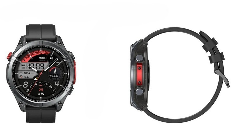 Zeblaze Smartwatch Stratos 4 Abyss Black Czarny