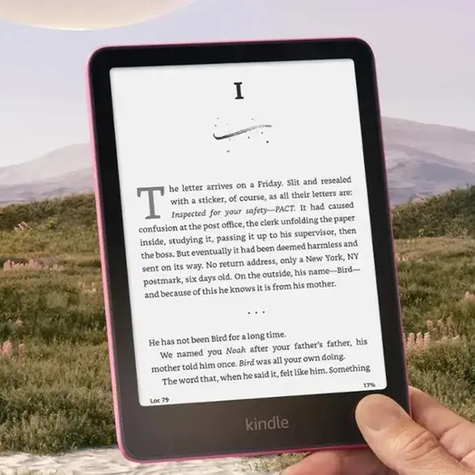 Czytnik e-booków Amazon Kindle Paperwhite (12th Generation) Signature Edition 32GB 7" Różowy bez reklam