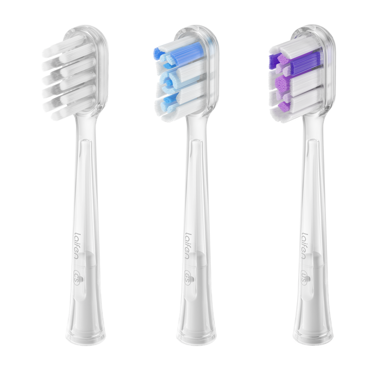 Laifen Szczoteczka do Zębów Soniczna Wave ABS Różowa Głowki 6 szt. Aplikacja Gift Box