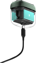 Yoose Mini 5 golarka, maszynka elektryczna męska, IPX7, USB-C, podróżna, zielona