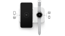 Bezprzewodowa ładowarka Samsung Super Fast Wireless Charger Duo Czarna Bez Ładowarki Sieciowej