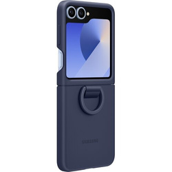 Etui Samsung Silicone Case with Ring Navy do Galaxy Z Flip 6 Granatowy EF-PF741TNEGWW