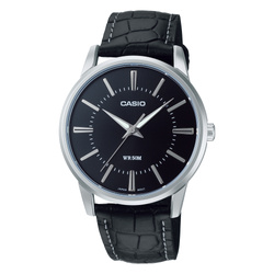 Casio Zegarek Męski Kwarcowy Skóra naturalna Wodoszczelność MTP-1303PL-1AVEF