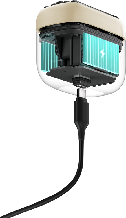 Yoose Mini 5 golarka, maszynka elektryczna męska, IPX7, USB-C, podróżna, biała