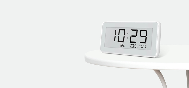 Zegar z Termometrem i Czujnikiem Wilgotności Xiaomi Mi Temperature /OUTLET