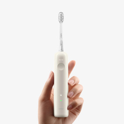 Laifen Szczoteczka do Zębów Soniczna Wave ABS Mleczna 2 3 Główki Aplikacja