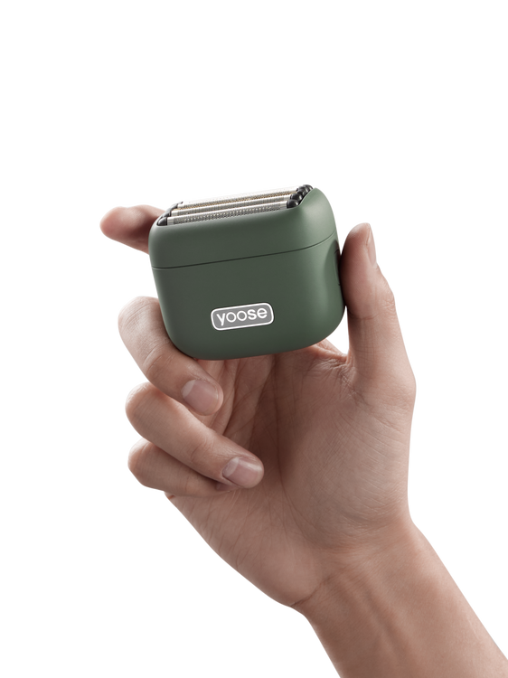 Yoose Mini 5 golarka, maszynka elektryczna męska, IPX7, USB-C, podróżna, zielona