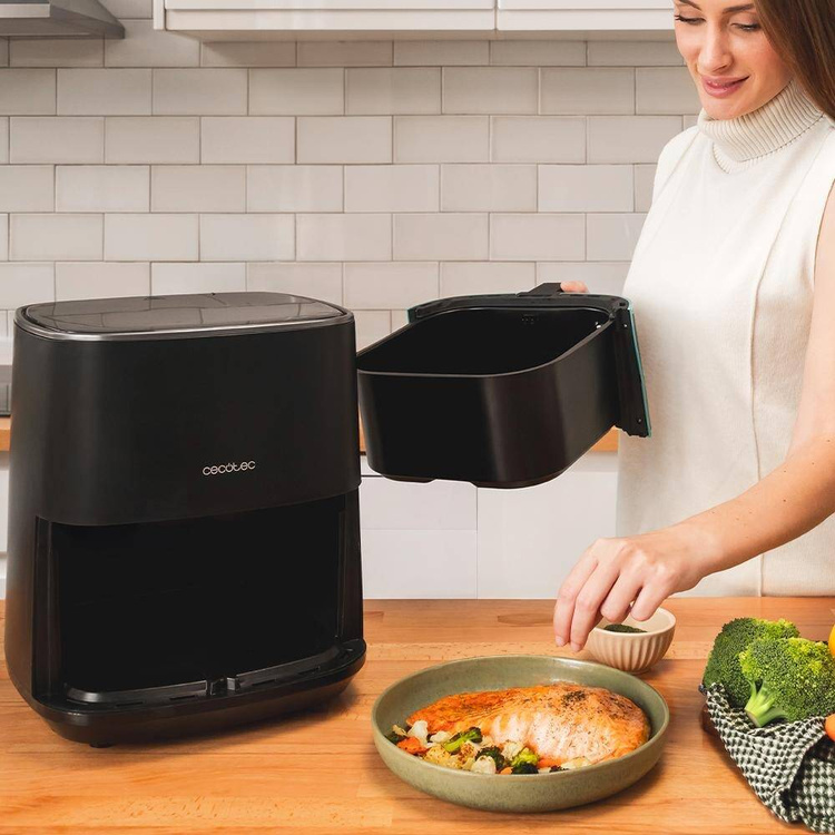 Frytkownica Beztłuszczowa Cecotec Cecofry Fantastik 5500 5.5l Czarna /OUTLET