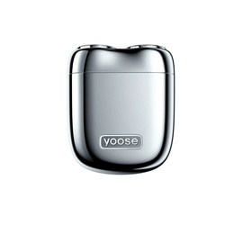 Yoose Mini 2.0 golarka, maszynka elektryczna męska, IPX7, USB-C, podróżna, srebrna