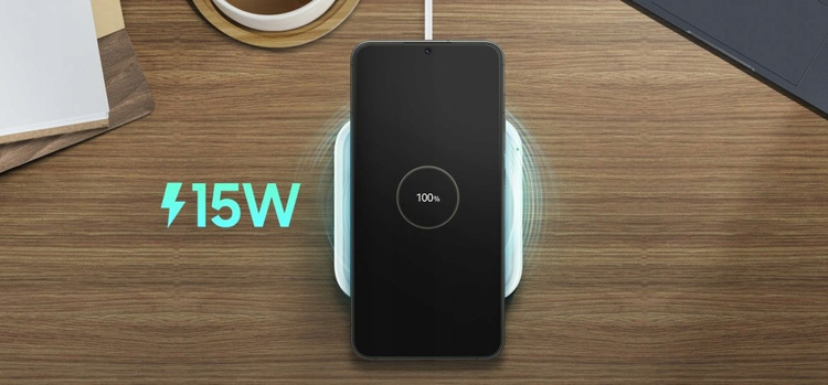 Ładowarka Samsung Super Fast Wireless Charger Biała (EP-P2400TWEGEU) z Ładowarką