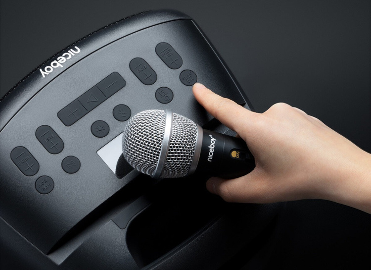 Głośnik Karaoke Przenośny z Mikrofonem Niceboy Party Boy II 100W IPX4 USB-C