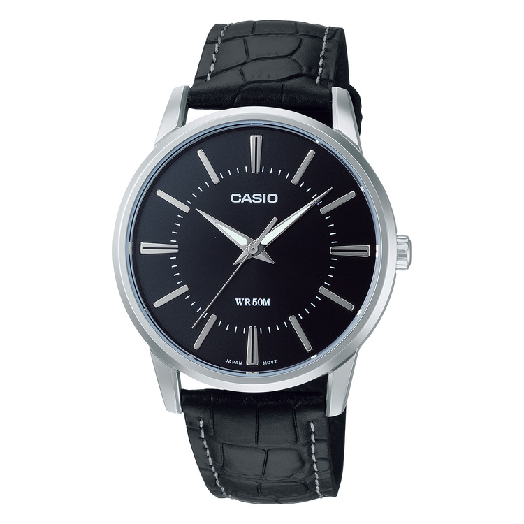 Casio Zegarek Męski Kwarcowy Skóra naturalna Wodoszczelność MTP-1303PL-1AVEF
