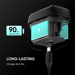 Yoose Mini 5 golarka, maszynka elektryczna męska, IPX7, USB-C, podróżna, czarna