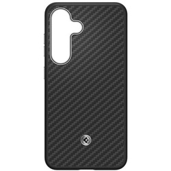 Etui Samsung Spigen Enzo Aramid Magnet Black-Silver do Galaxy S25 Czarny GP-FPS931PGABW