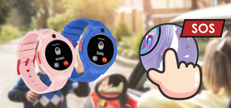 Smartwatch Dla Dzieci Bemi Moki Fioletowy /OUTLET
