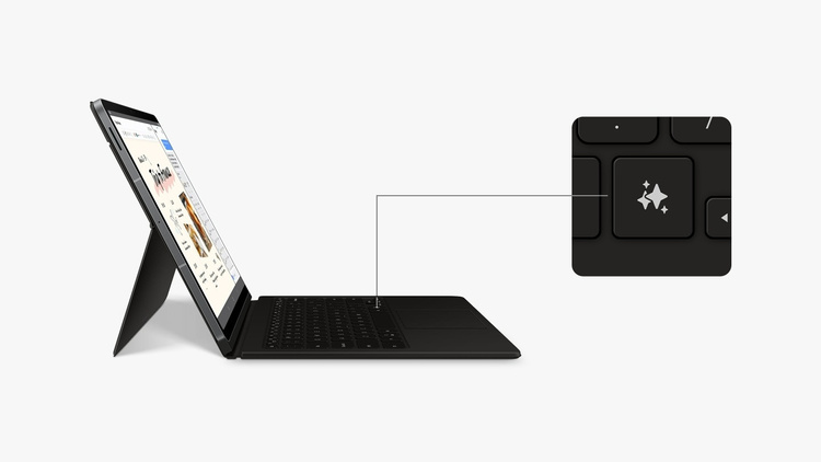 Etui z Klawiaturą Samsung Book Cover Keyboard AI Key do Galaxy Tab S10 FE+ /OUTLET 