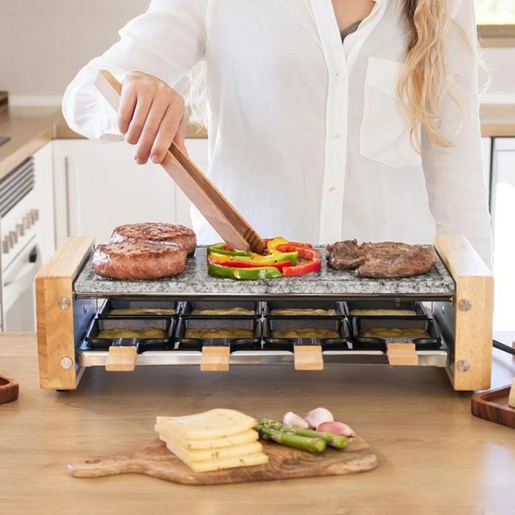 Grill elektryczny Raclette Cheese&Grill 8600 Wood AllStone Cecotec