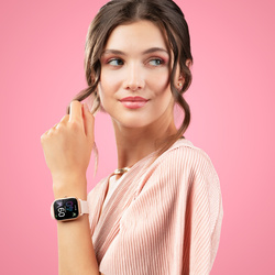 Niceboy Watch 3 Carbon Black Smartwatch Czarny 1,85 IP67 Metalowa obudowa
