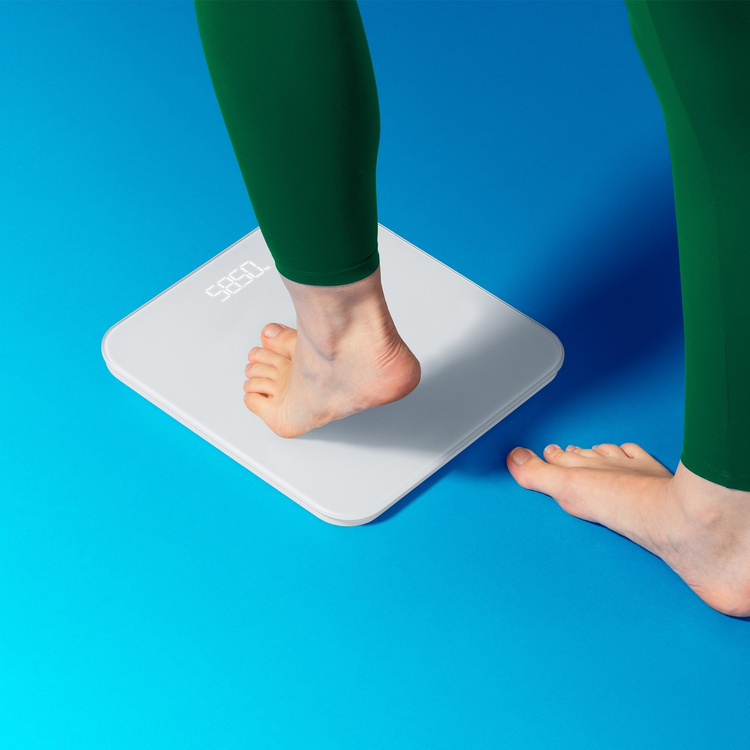 Waga łazienkowa osobista Niceboy ION FitScale Biała do 180 kg LED Niski Profil