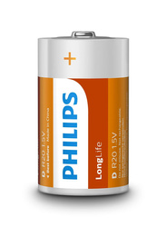 Bateria Philips R20L2F/10 LongLife D / 2