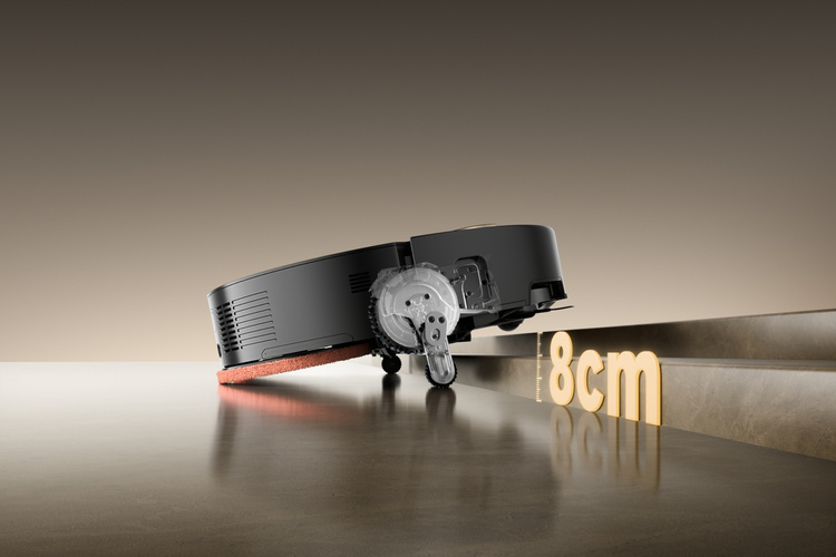 Robot Sprzątający MOVA Mobius 60 AI Stacja 6 Mopów Suszanie 30000 Pa + Plyn