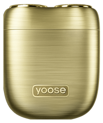 Yoose Mini S golarka, maszynka elektryczna męska, IPX7, USB-C, podróżna, złota