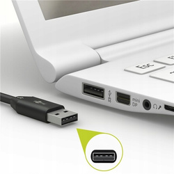 Kabel do telefonu Goobay DAT USB-A - micro-USB-B 1,0m FastCharge czarny PL