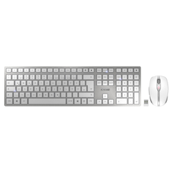 ZESTAW CHERRY DW 9000 SLIM KLAWIATURA + MYSZ SREBRNY