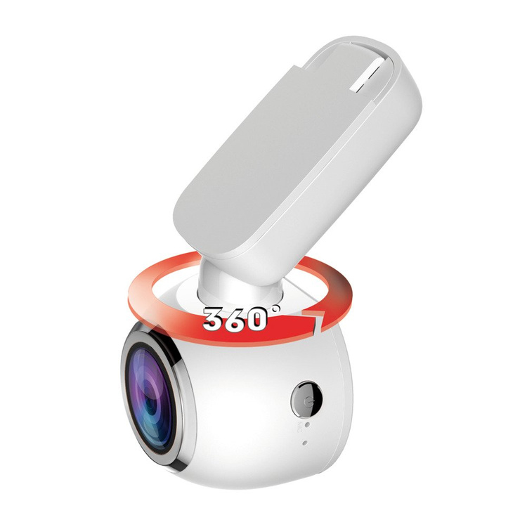 Wideorejestrator i Kamera internetowa 2w1 FullHD Becker BERLIN Biały /OUTLET