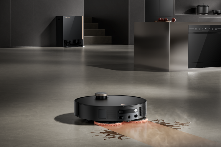 Robot Sprzątający MOVA Mobius 60 AI Stacja 6 Mopów Suszanie 30000 Pa + Plyn
