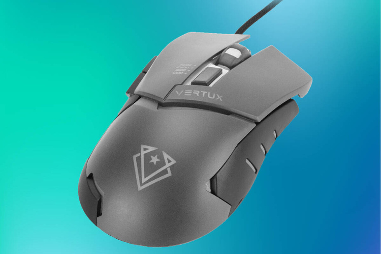 Vertux Mysz Gamingowa Przewodowa Dominator Szara 3200dpi 6 Przycisków 1000Hz G8 /OUTLET