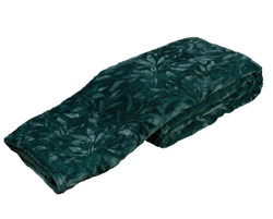 Narzuta na Łóżko Futrzana 200 x 220cm Smukee Home Dwustronna Zielona