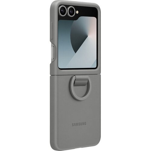 Etui Samsung Silicone Case with Ring Gray do Galaxy Z Flip 6 Szary EF-PF741TJEGWW