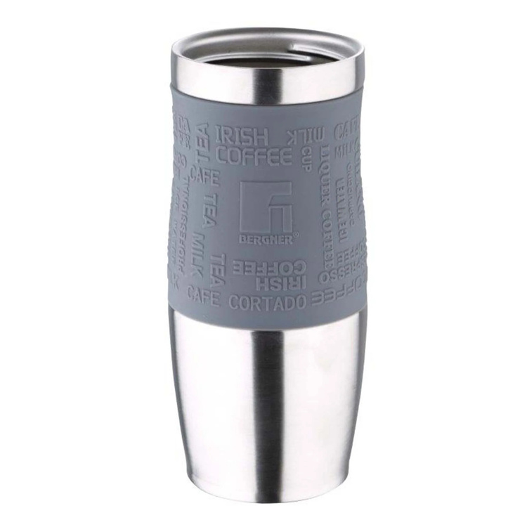 BERGNER kubek termiczny 400ml Szary