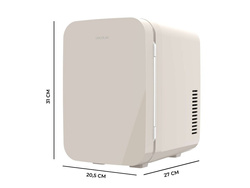 Cecotec Bolero MiniCooling 6L Bahamas Beige Lodówka turystyczna Beżowy