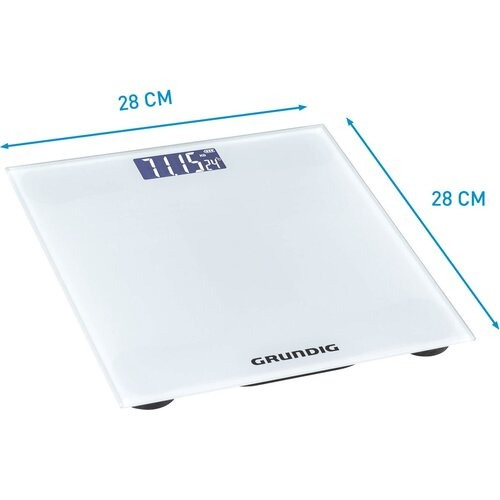 Grundig Waga łazienkowa elektroniczna BC16412 Biała