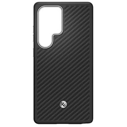 Etui Samsung Spigen Enzo Aramid Magnet Black-Silver do Galaxy S25 Ultra Czarny GP-FPS938PGABW