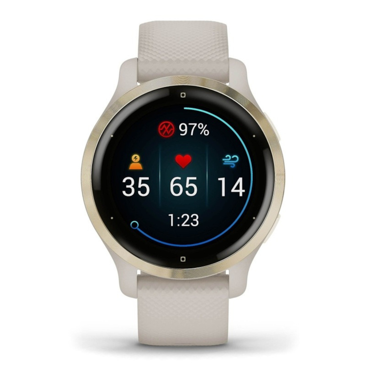 Sport Smartwatch Garmin Venu 2S z Czujnikiem Tętna HRM Elevate Ox AMOLED