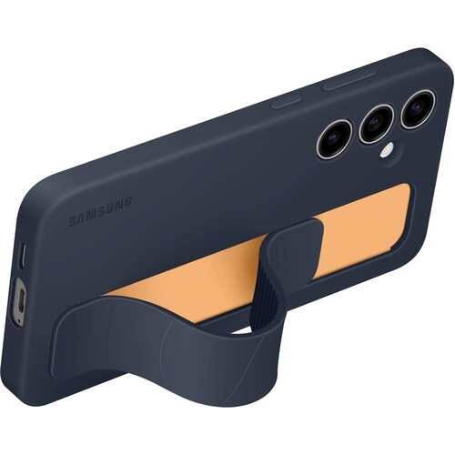 Etui Samsung Standing Grip Case Blue Black do S24 FE Granatowy EF-CS721CNEGWW