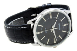 Casio Zegarek Męski Kwarcowy Skóra naturalna Wodoszczelność MTP-1303PL-1AVEF