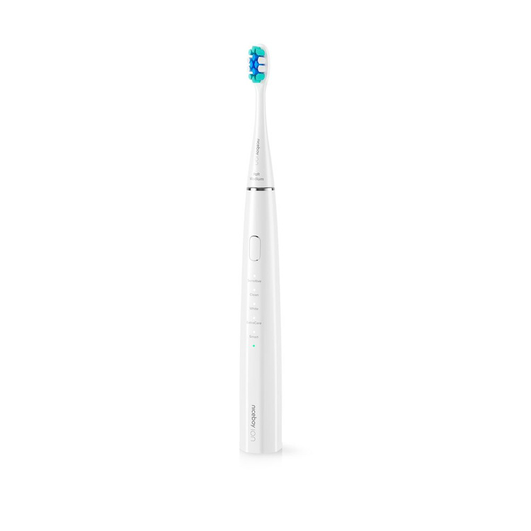 NICEBOY ION SmartSonic - Szczoteczka Soniczna 43 000 drgań – 3 końcówki Biała