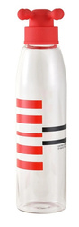 Butelka szklana Benetton 500ml neoprenowy rękaw czerwona BE-0800-RD
