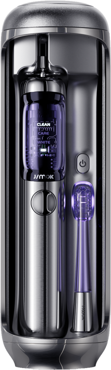 Jimok J6 Capsule Silver - Grey Szczoteczka Soniczna + 4 końcówki
