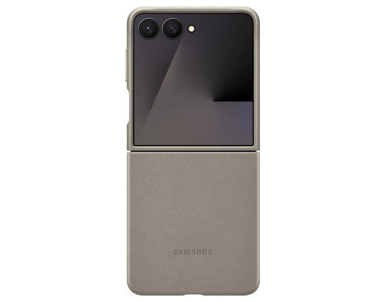 Etui Samsung Kindsuit Case do Galaxy Z Flip7 Taupe Ciemnoszary EF-VF766PJEGWW