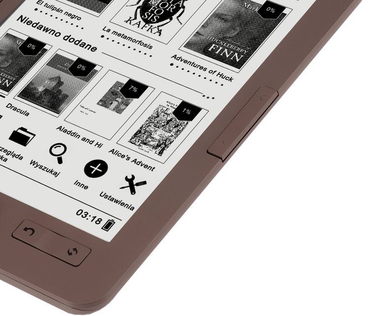 Czytnik do e-booków BEMI Cognita+ Brązowy 4GB 6 Cali 1800mAh E-INK Carta