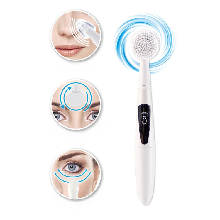 Szczoteczka do czyszczenia twarzy, peeling i masażer 4w1 RIO-FABM Rio Beauty