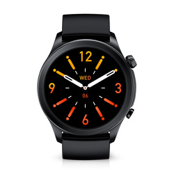 Niceboy Watch GTR 2 Obsidian Black Czarna Koperta Czarny Pasek AMOLED IP67