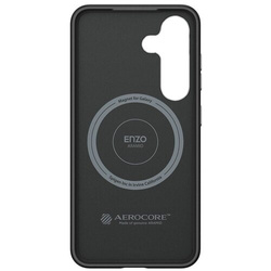 Etui Samsung Spigen Enzo Aramid Magnet Black-Silver do Galaxy S25 Czarny GP-FPS931PGABW